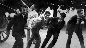Pier Giorgio Frassati playing with his friends